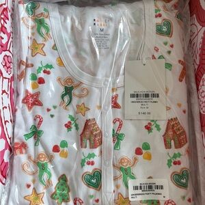 Roller Rabbit Gingerbread Party Pajamas NWT